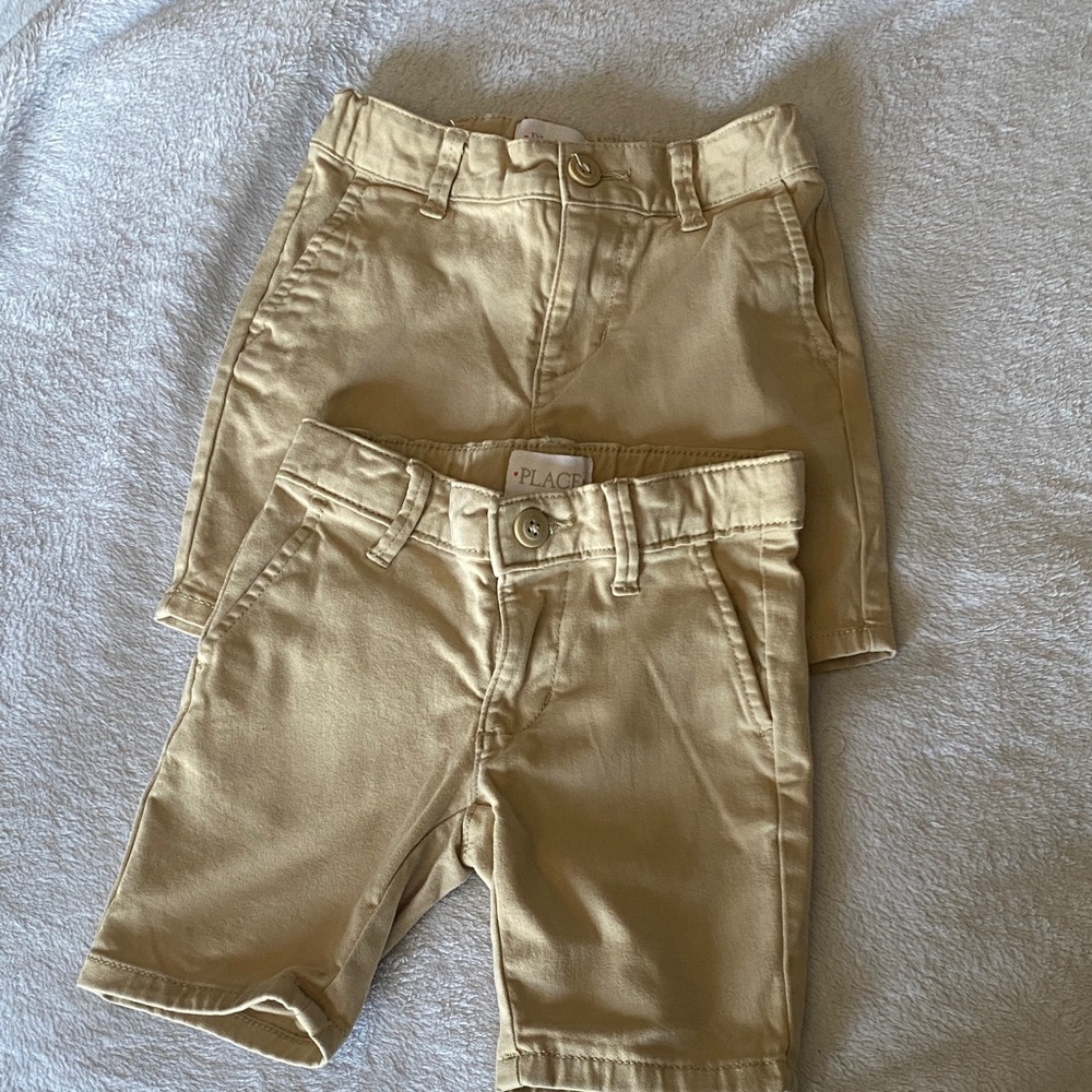 The Children's Place Classic Tan Shorts Set